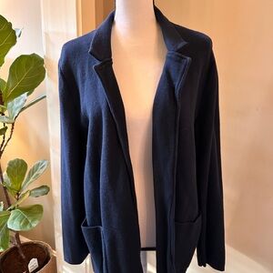 Banana Republic Navy Women's Sweater Blazer